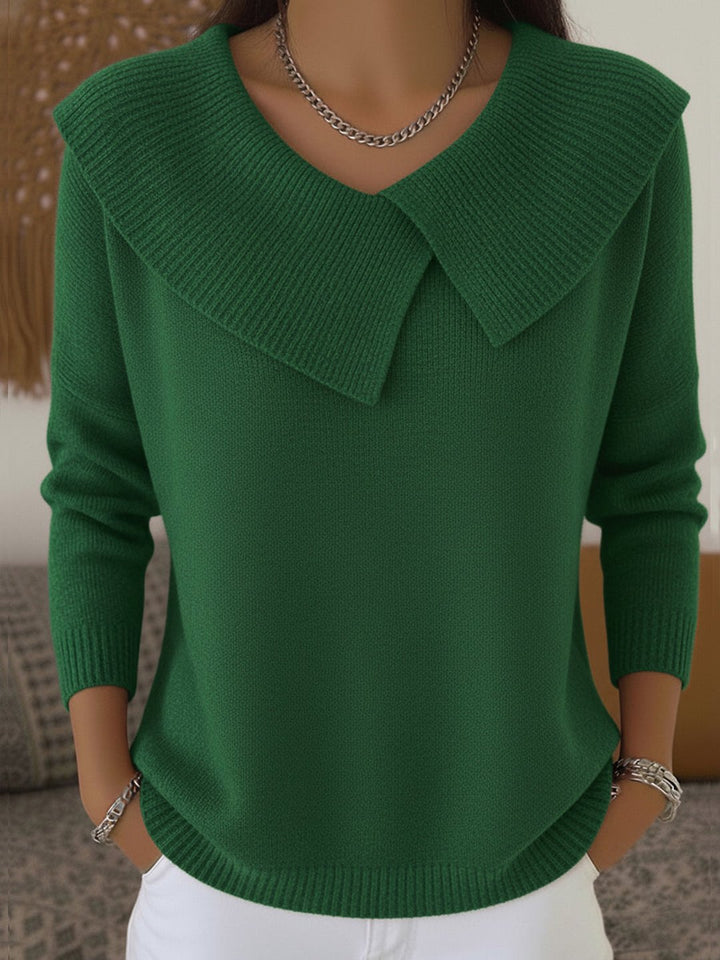 Hibernia | Warm Sweater with Soft Collar