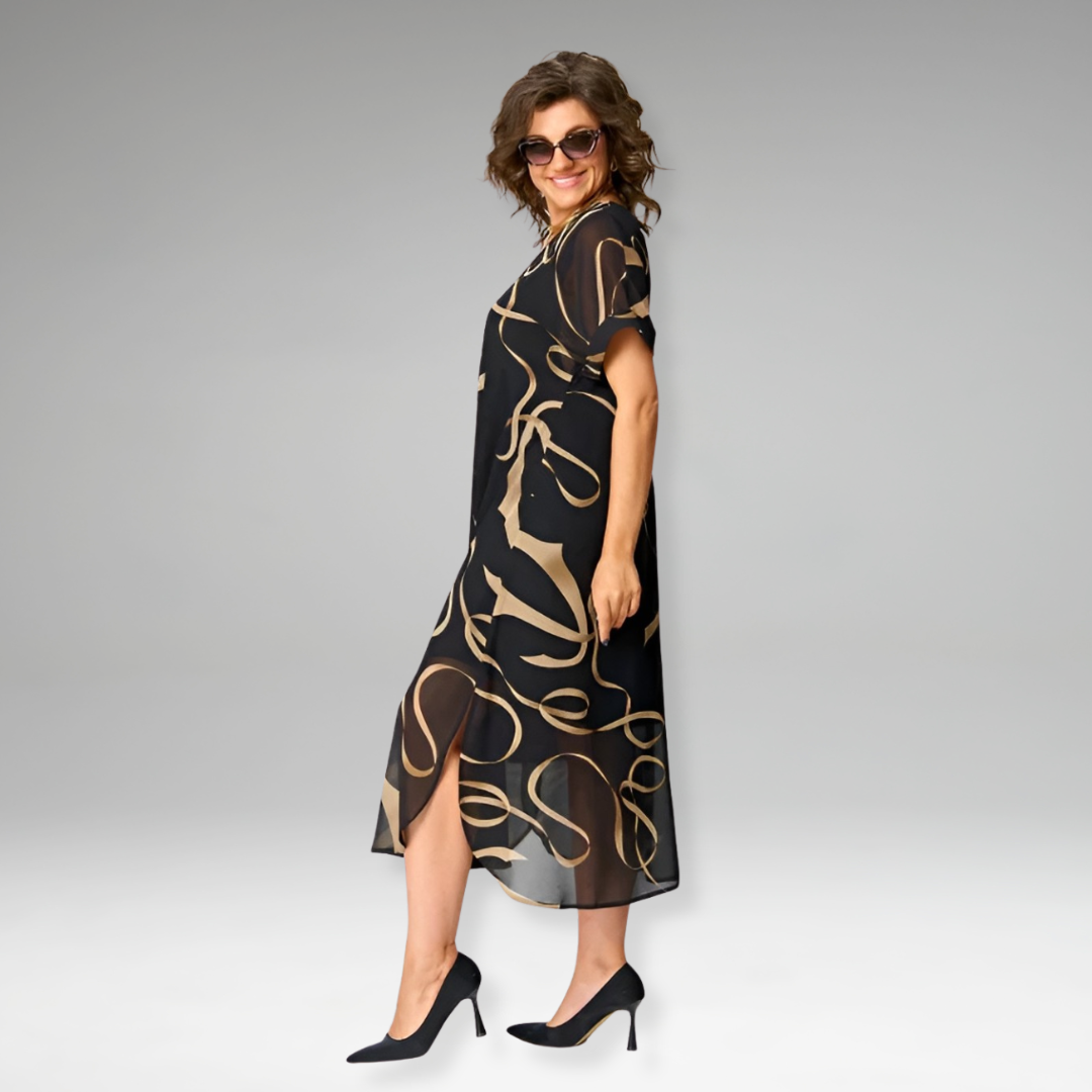 Sanne | Elegant Printed Dress