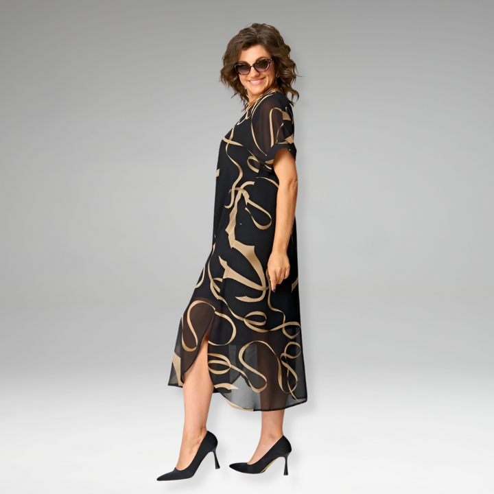 Sanne | Elegant Printed Dress
