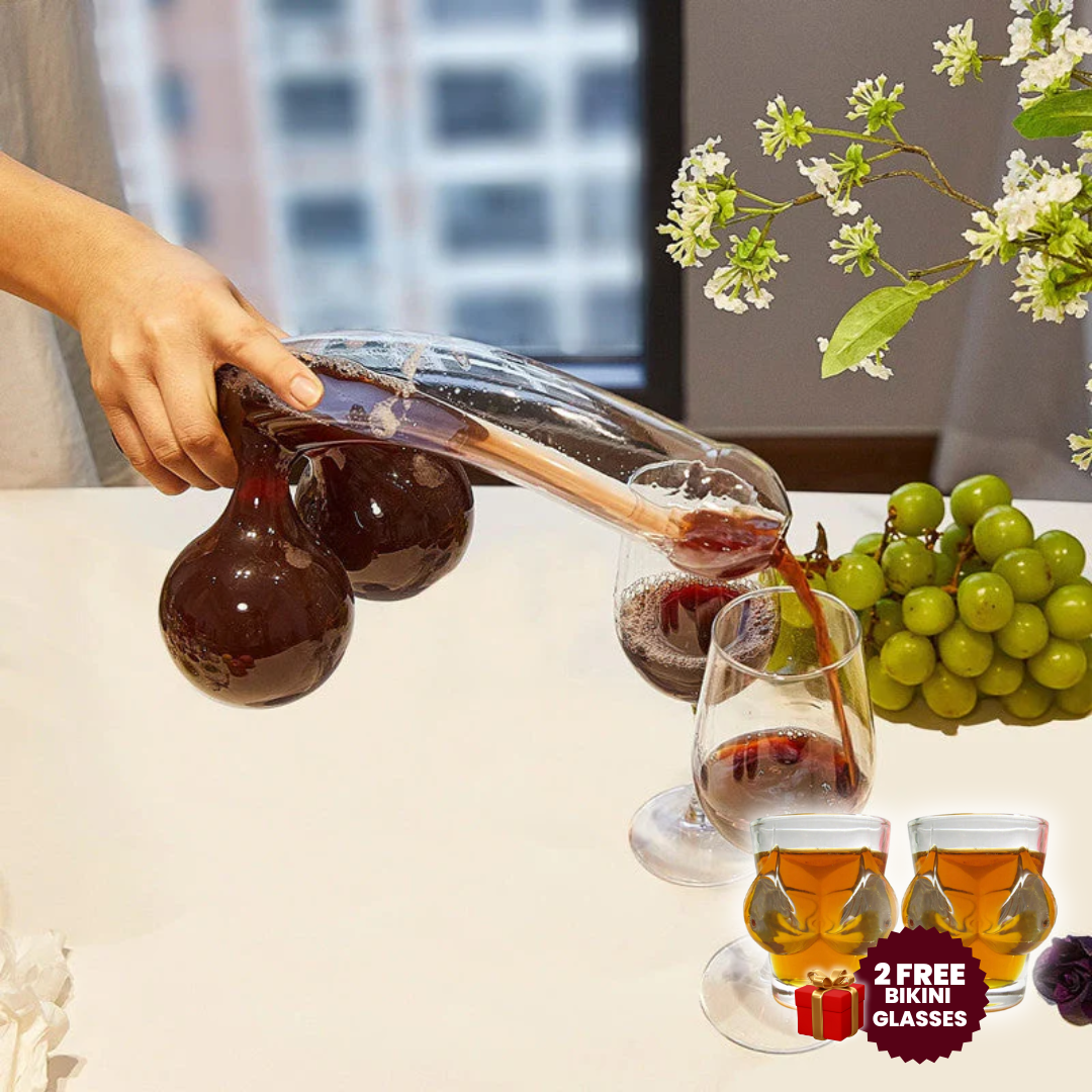 Whiskey/Wine Carafe | Unique Design with a Touch of Humor
