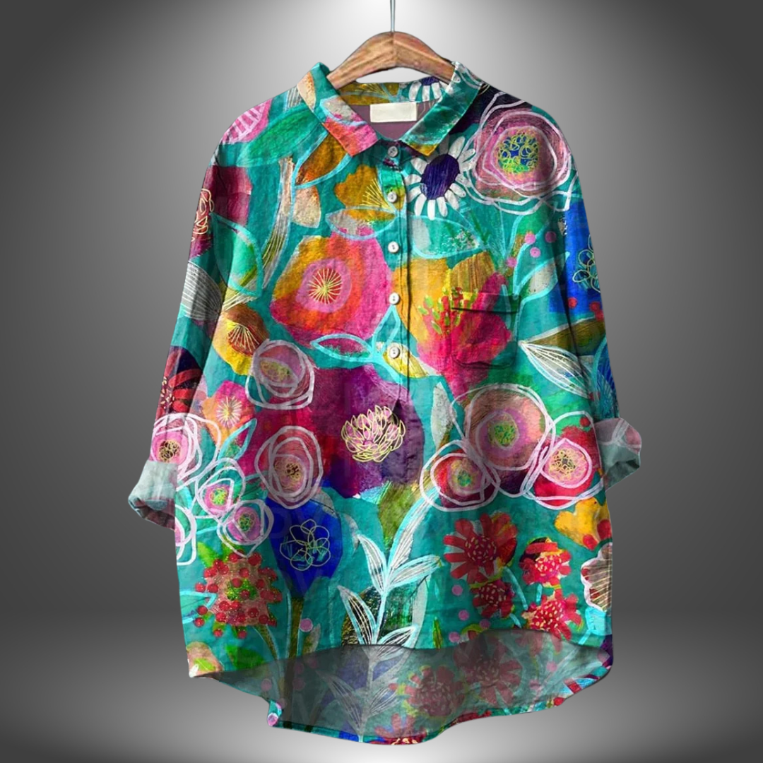 Fiolie | Handcrafted Floral Shirt