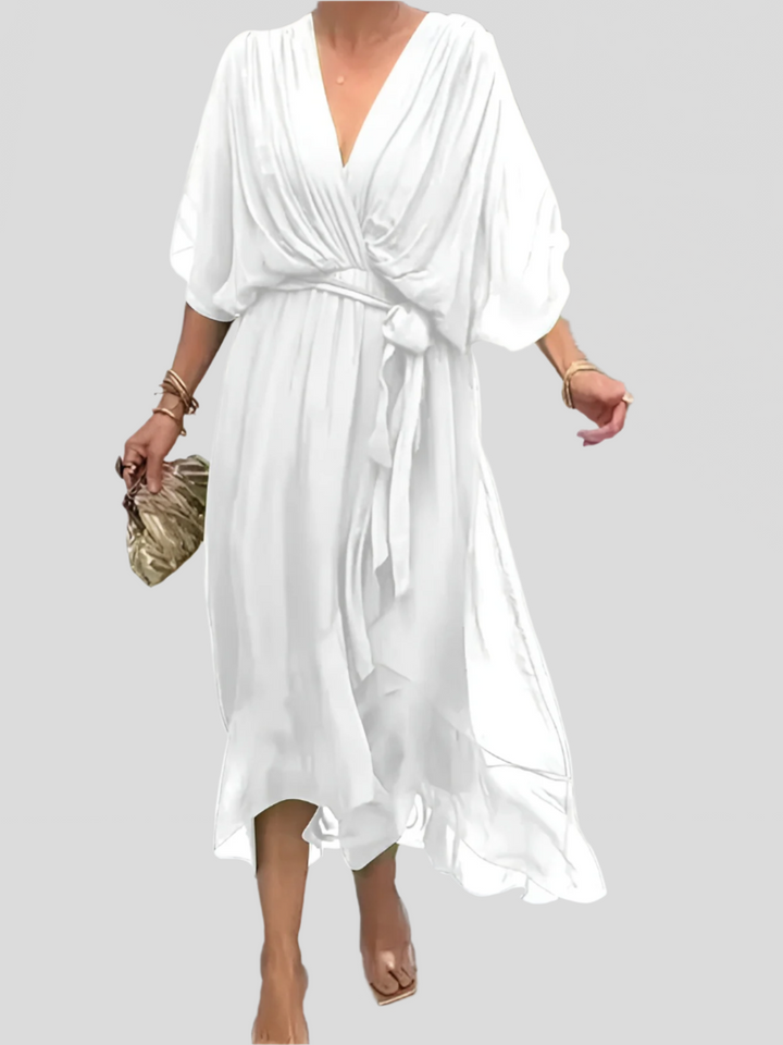 Adrianne | Elegant Silk Dress