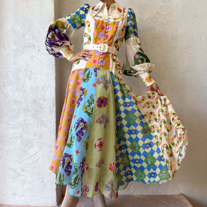 Qiana | Elegant Dress with Tummy Coverage