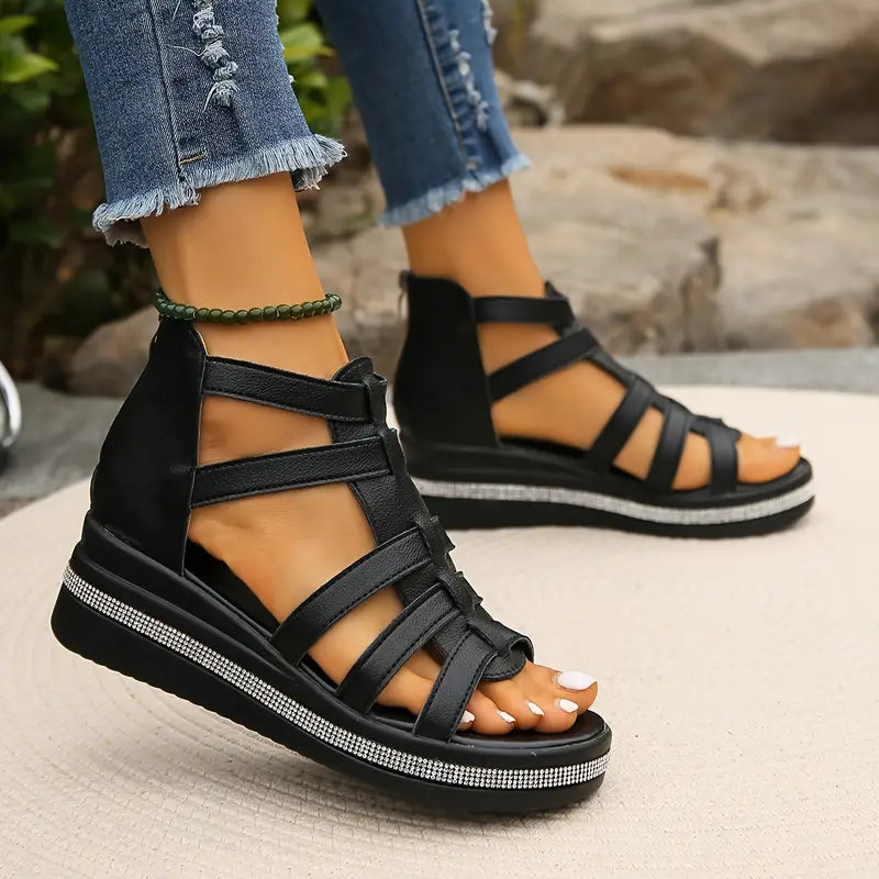 Axelle | Elegant Wedge Sandals