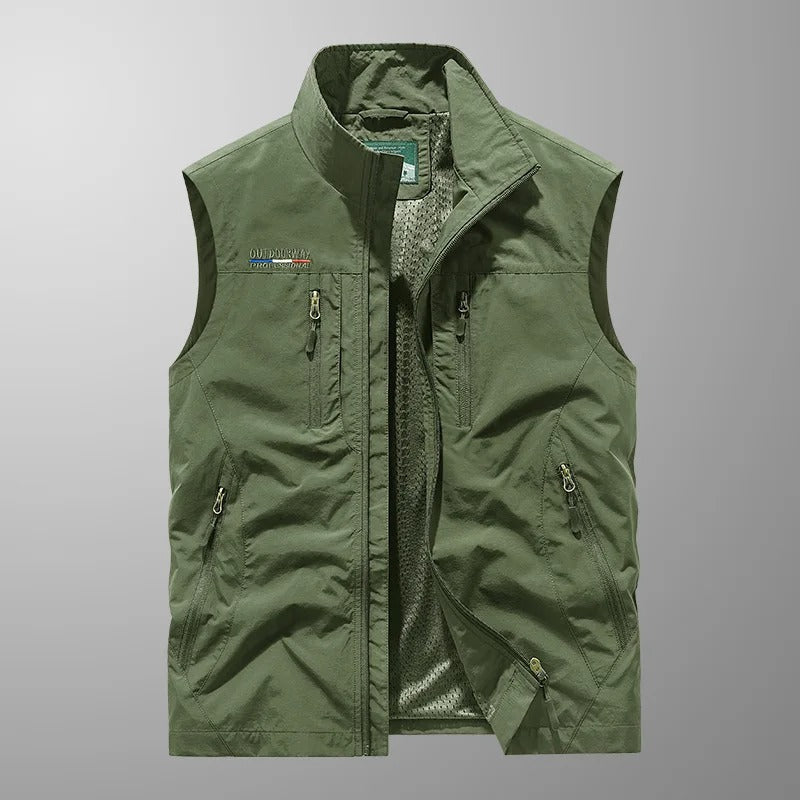 Maverick | Multi-Pocket Breathable Cargo Gilet