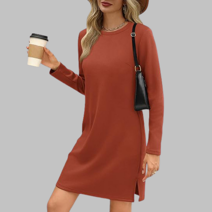 Trace | Casual Long Sleeve Mini Dress