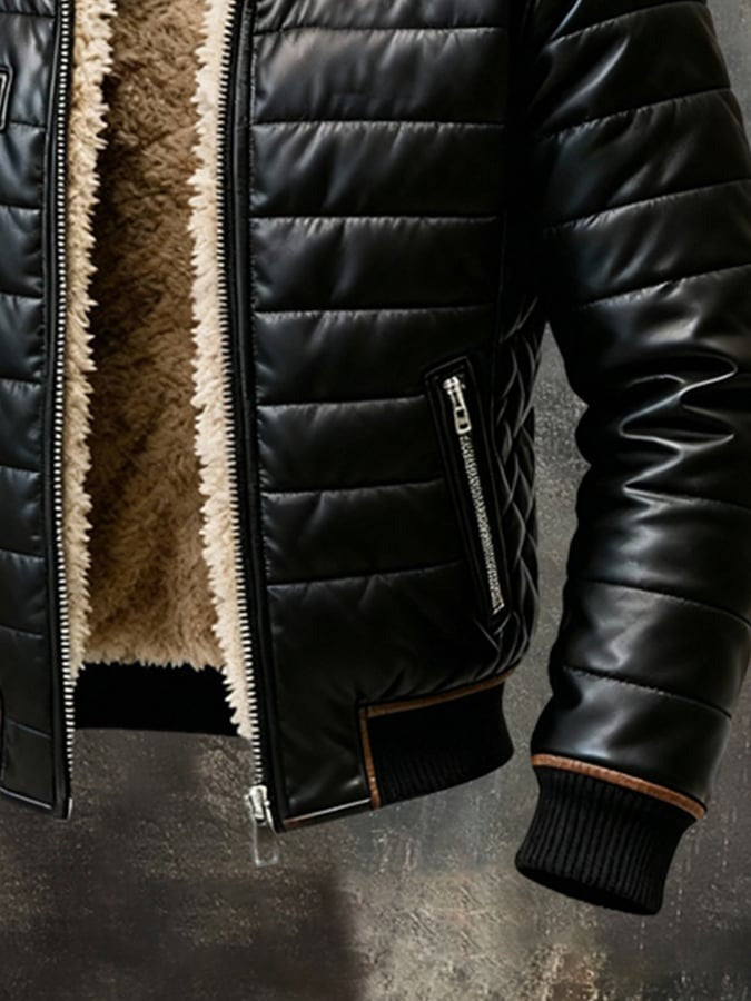 Maison | Black Quilted Jacket