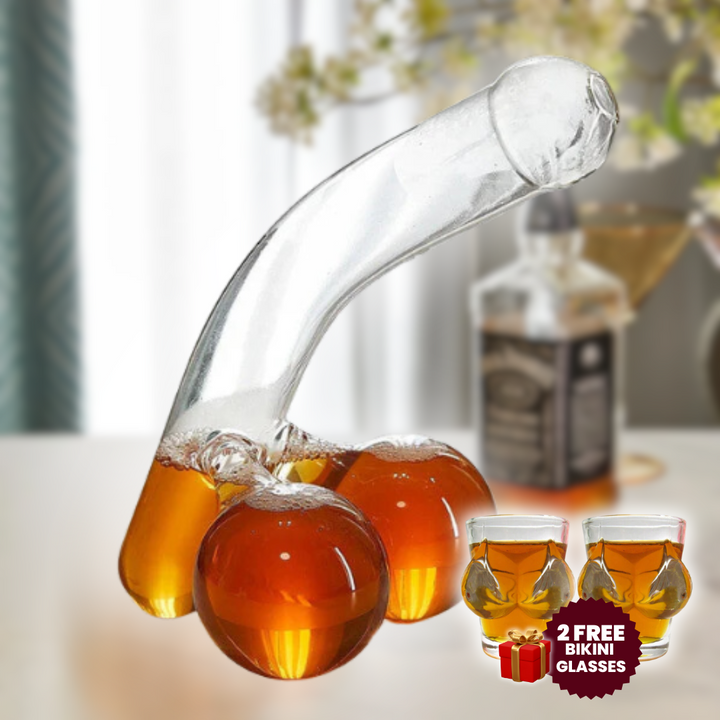 Whiskey/Wine Carafe | Unique Design with a Touch of Humor