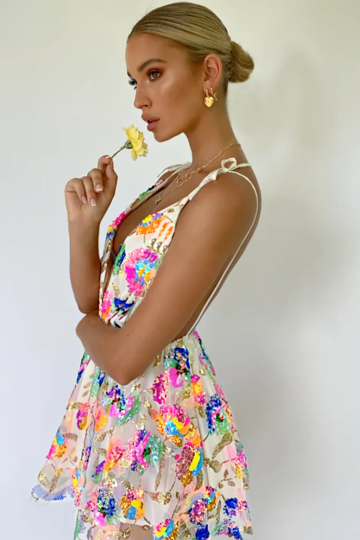 Taylee | Tropical Mini Dress