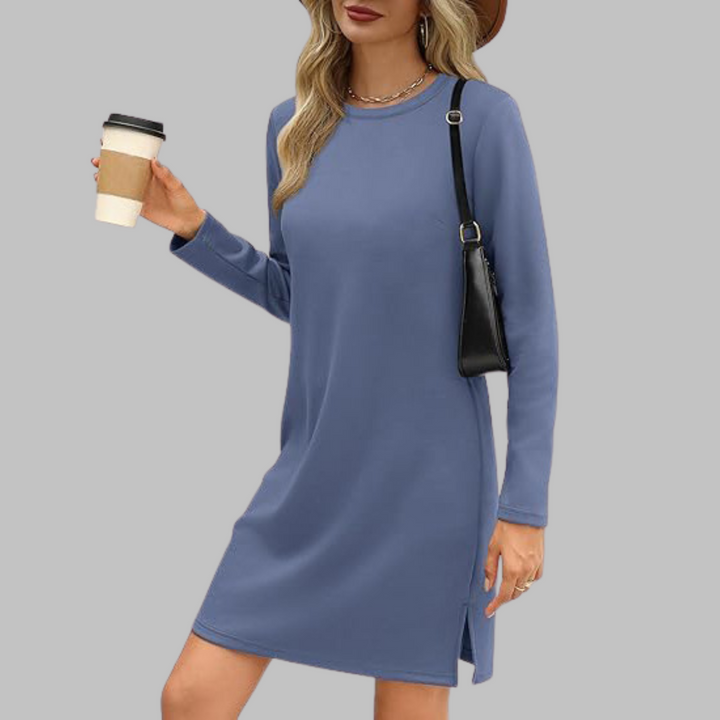 Trace | Casual Long Sleeve Mini Dress
