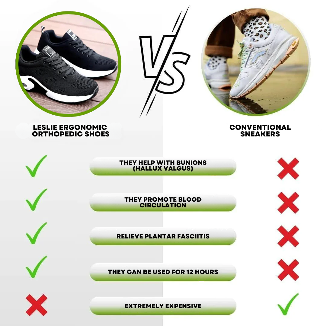 Leslie | Ergonomic Orthopedic Shoes