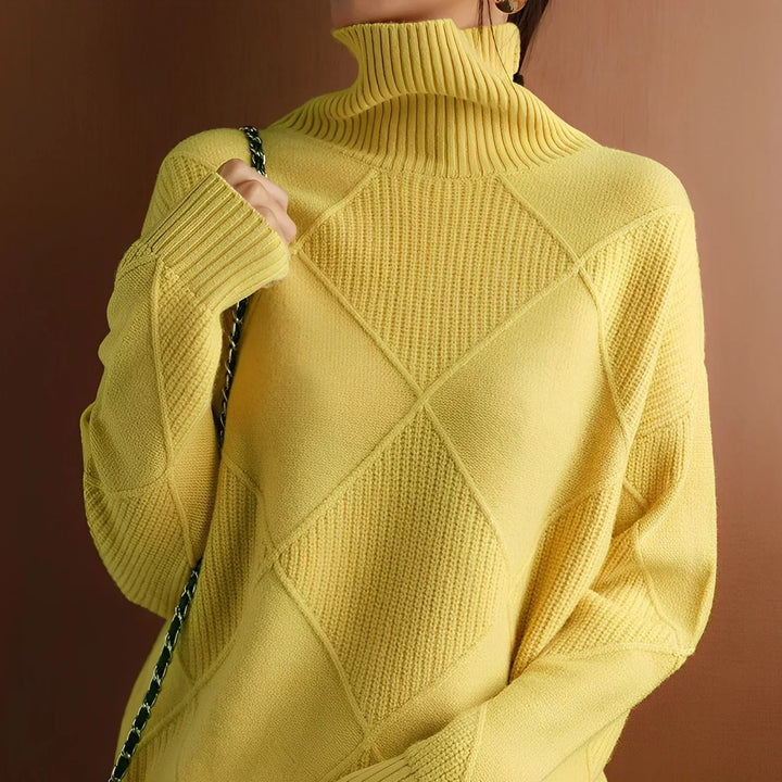 Kiara | Soft knit turtleneck sweater
