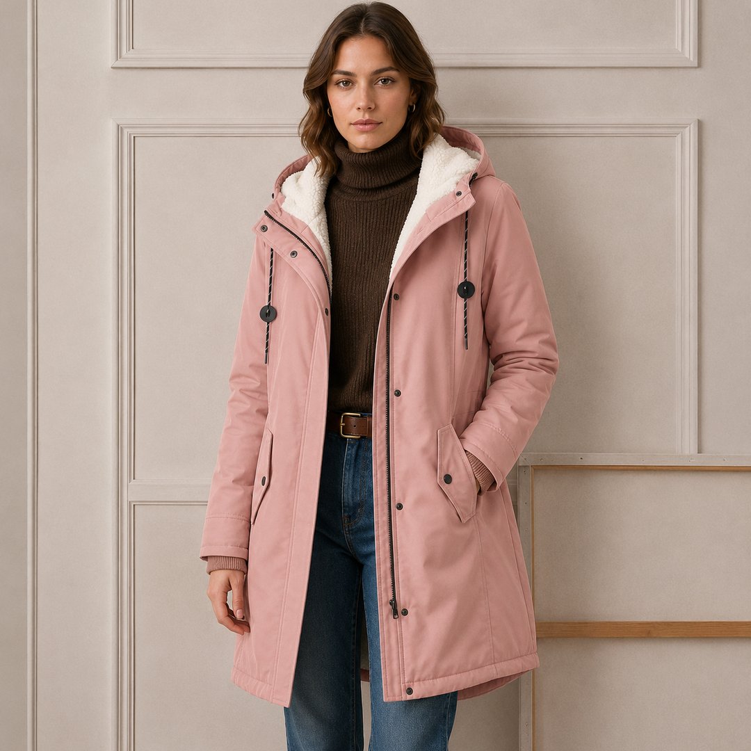 Guadalupe | Cozy Hooded Cold Weather Coat