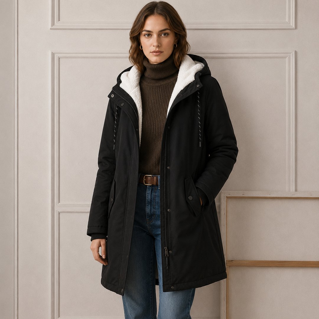 Guadalupe | Cozy Hooded Cold Weather Coat