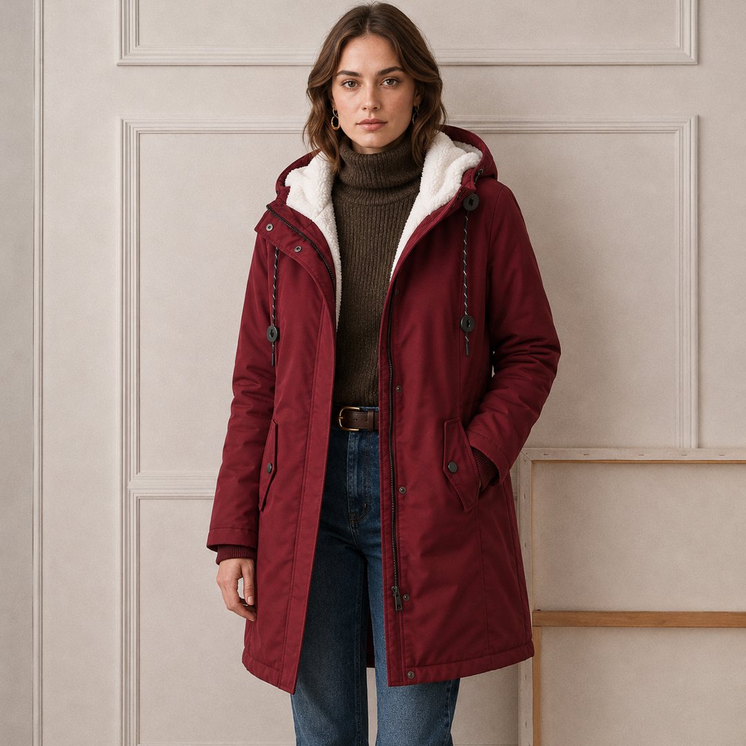 Guadalupe | Cozy Hooded Cold Weather Coat