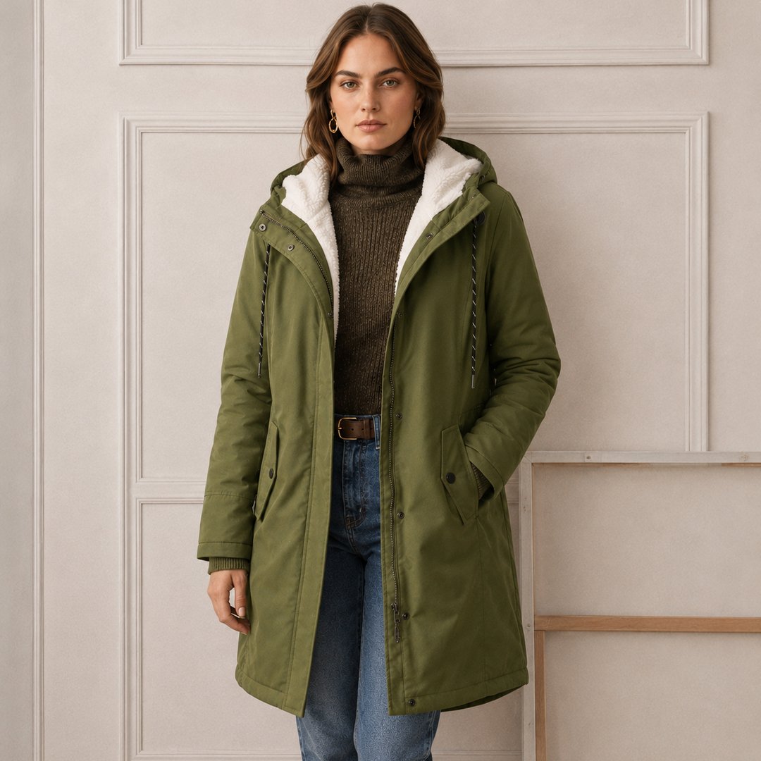 Guadalupe | Cozy Hooded Cold Weather Coat