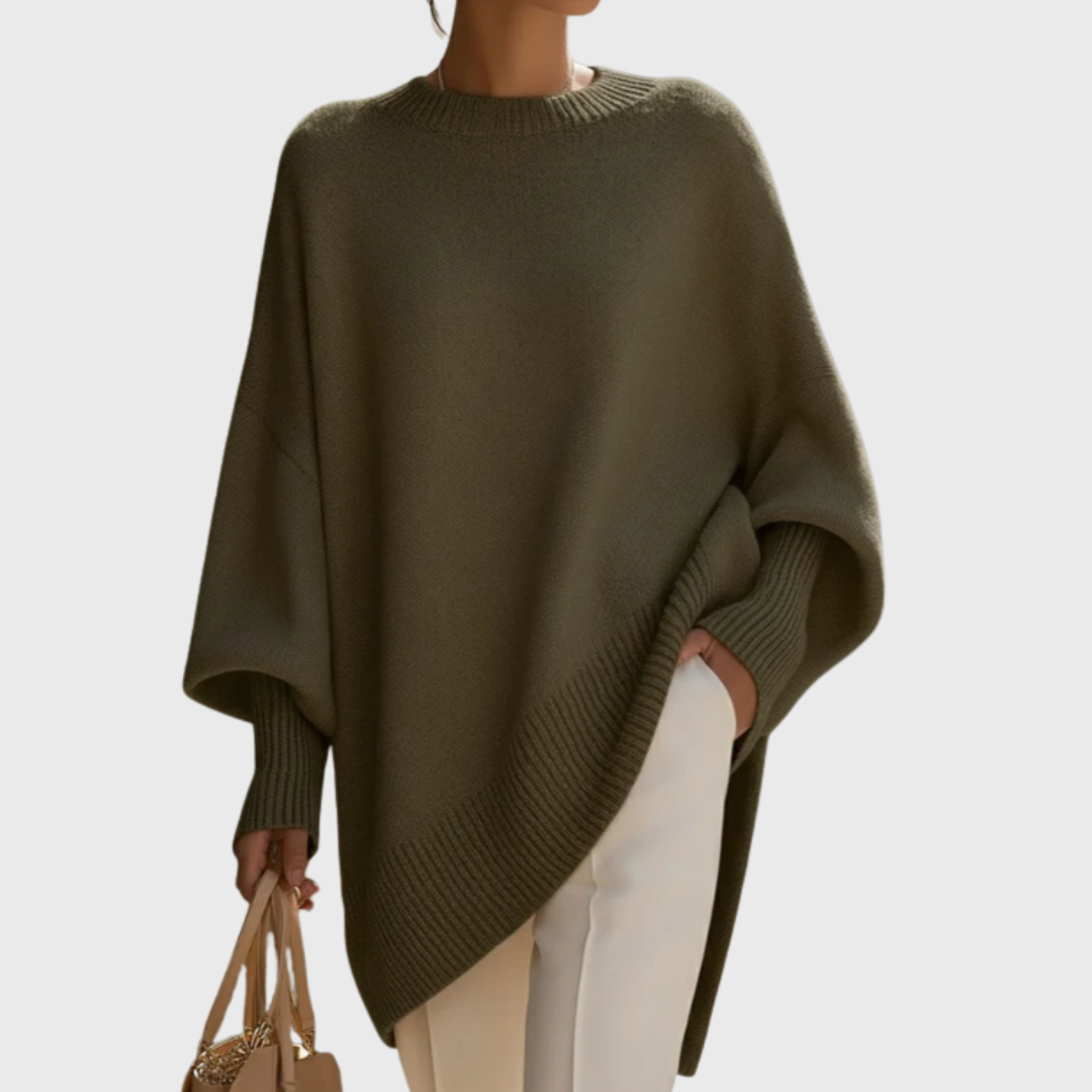 Alvena | Oversized Poncho Sweater
