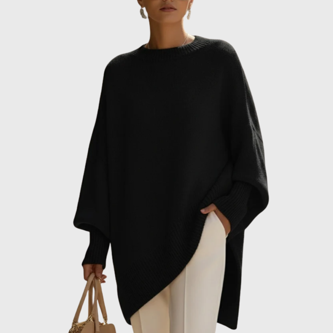 Alvena | Oversized Poncho Sweater