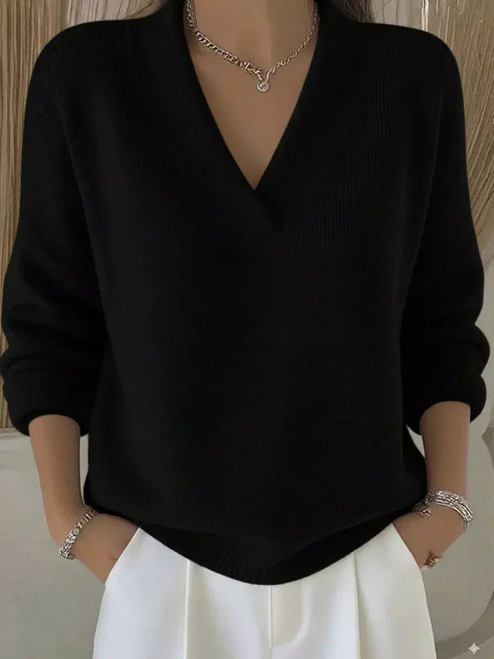 Norleen | Relaxed V-Neck Sweater