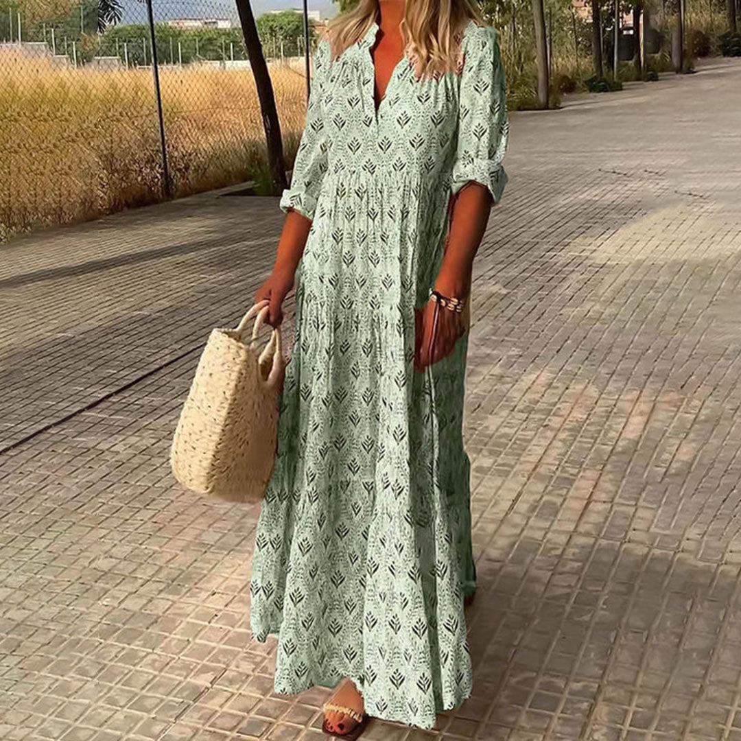Jill | Elegant Boho Maxi Dress