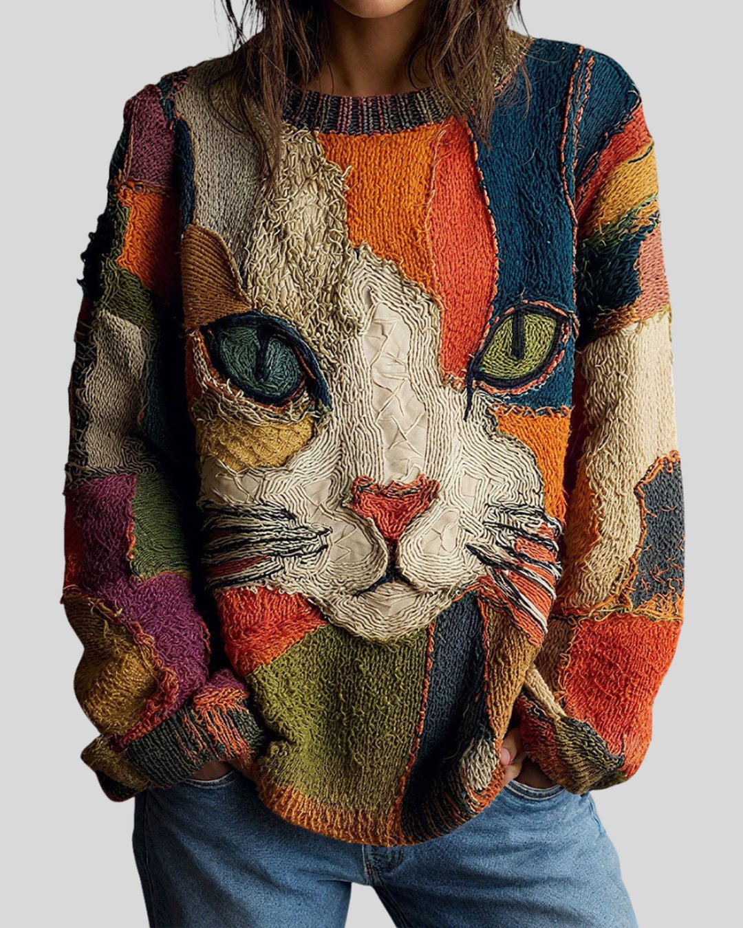Flossie | Artistic Cat Statement Top