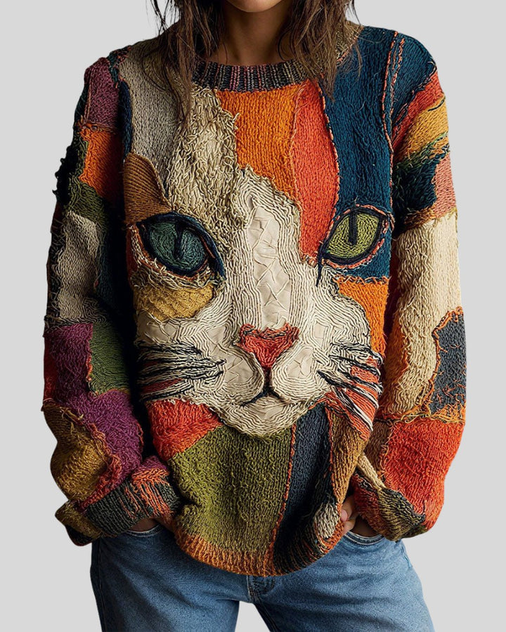 Flossie | Artistic Cat Statement Top