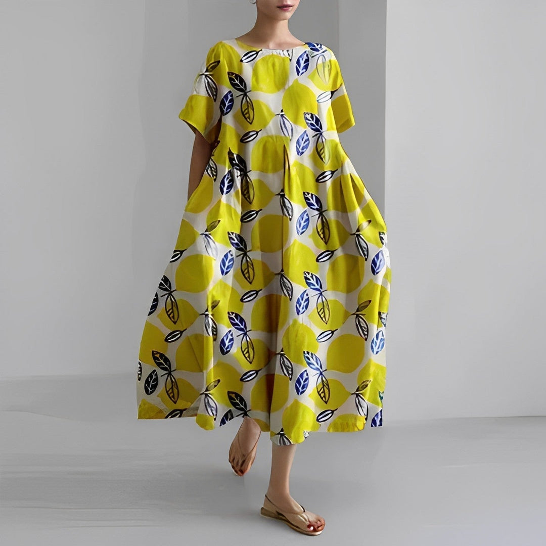 Chanelle | Elegant Printed Dress