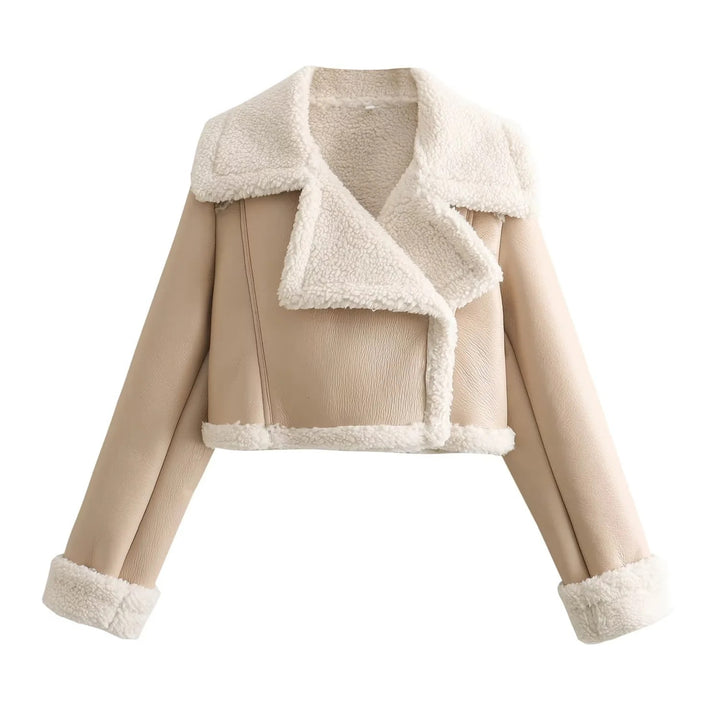 Bloom | Fur Fleece Double-sided Short Jacket