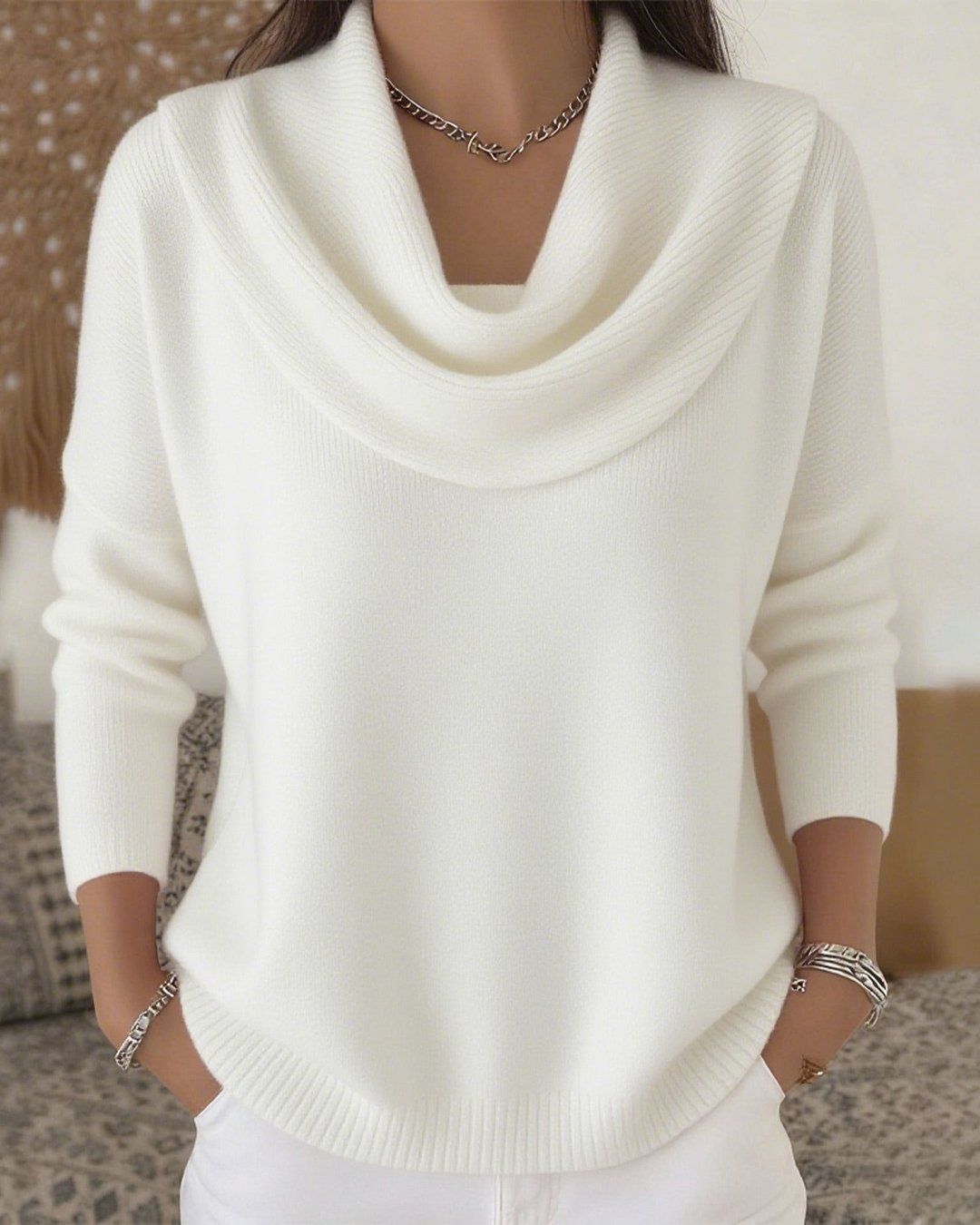 Nóirín | Cowl Neck Sweater