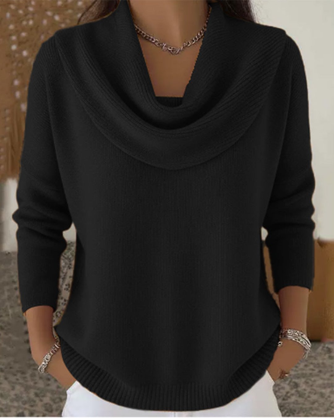 Nóirín | Cowl Neck Sweater