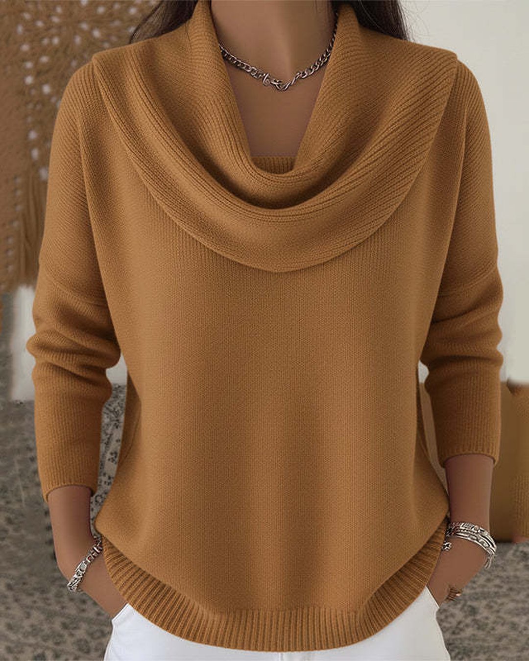 Nóirín | Cowl Neck Sweater
