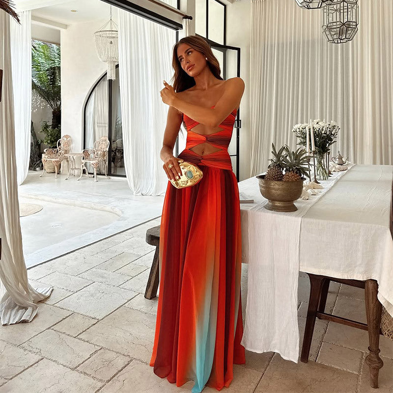 Lizeth | Strapless Maxi Dress