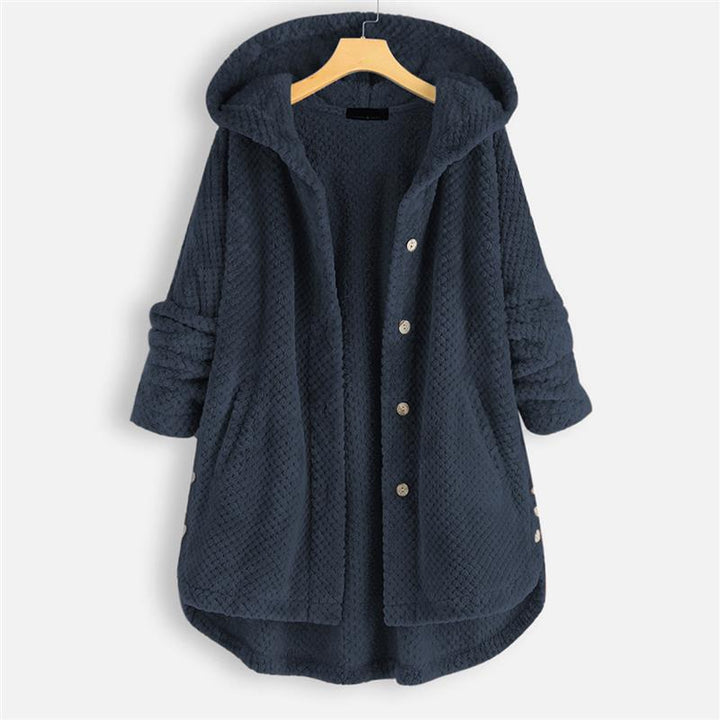 Jesse | Winter Hooded Double-faced Fleece Coat