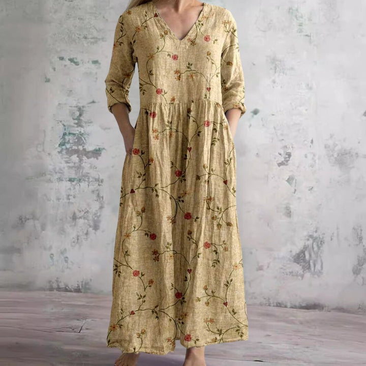 Nigella | Floral V-Neck Summer Dress