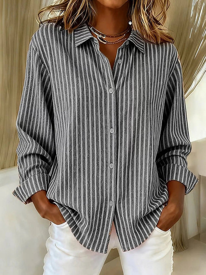 Hadria | Striped Button-Down Shirt