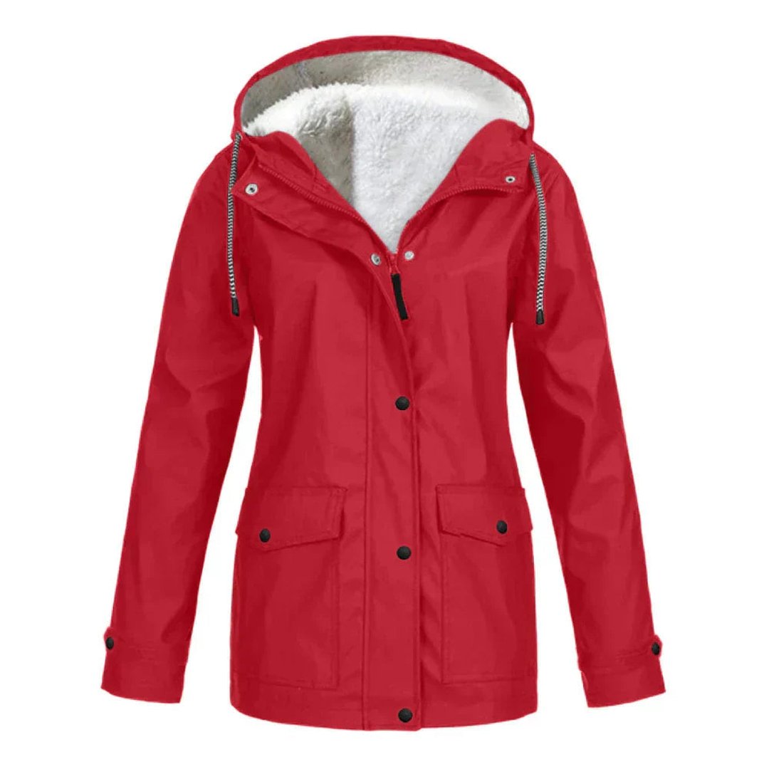 Earlene | Fleece Lined Hooded Jacket