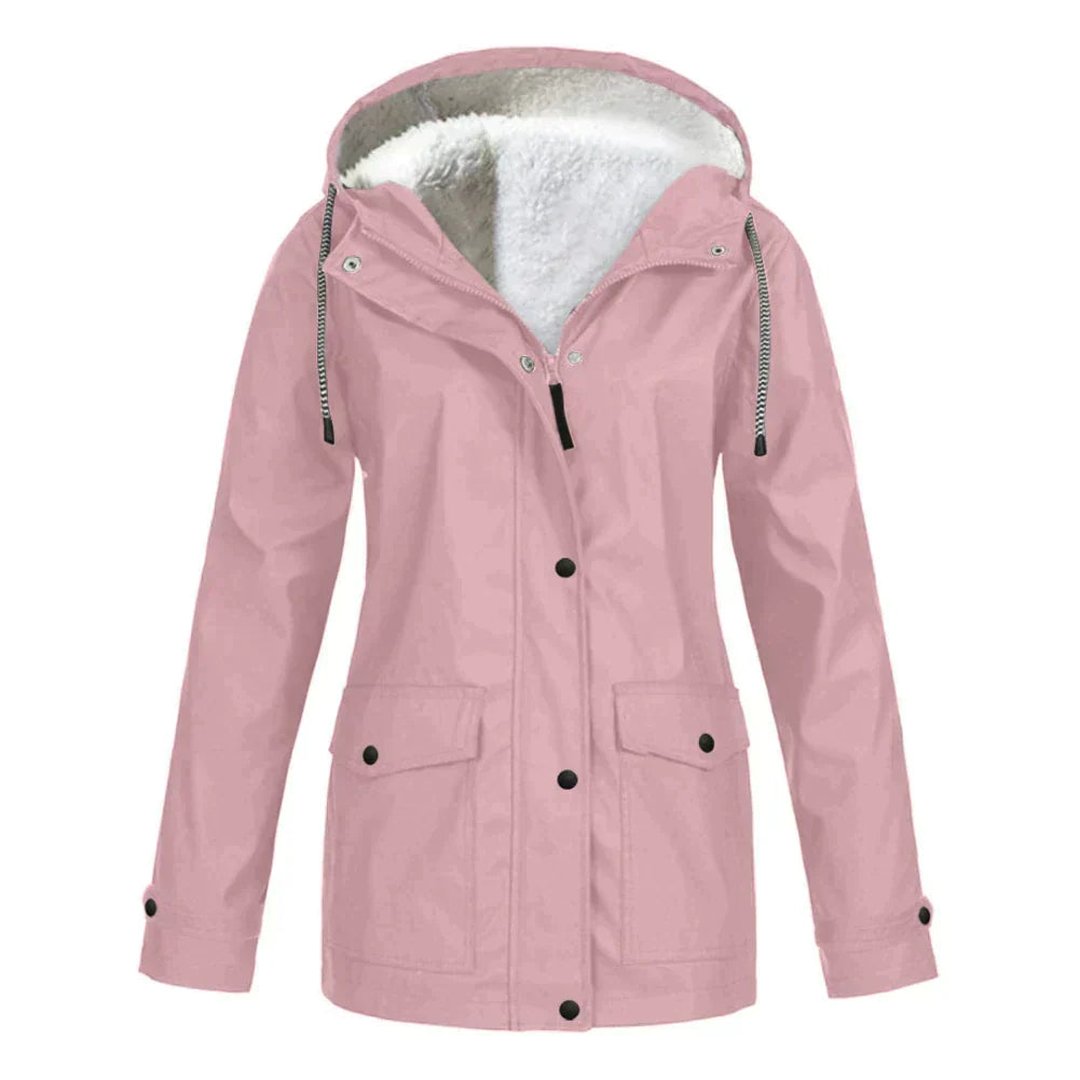 Earlene | Fleece Lined Hooded Jacket