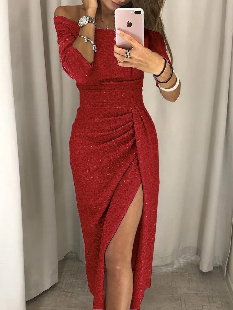 Lotta | Glamour Slit Dress