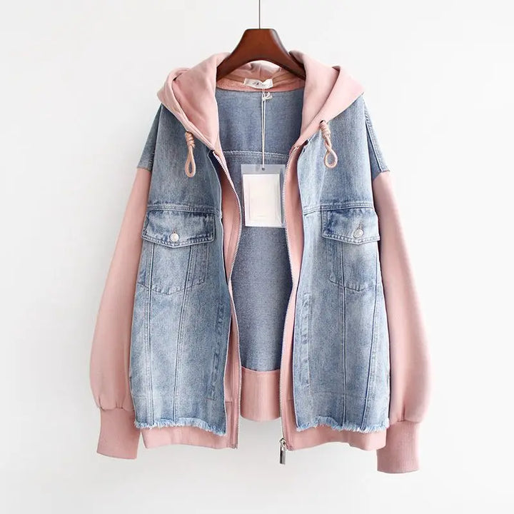Claretta | Denim Hoodie Jacket