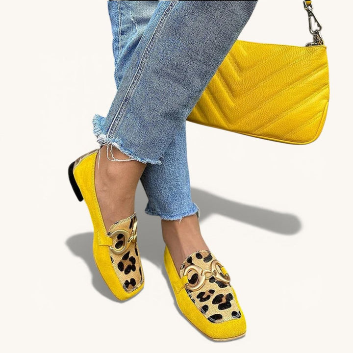 Keavy | Animal Print Loafers