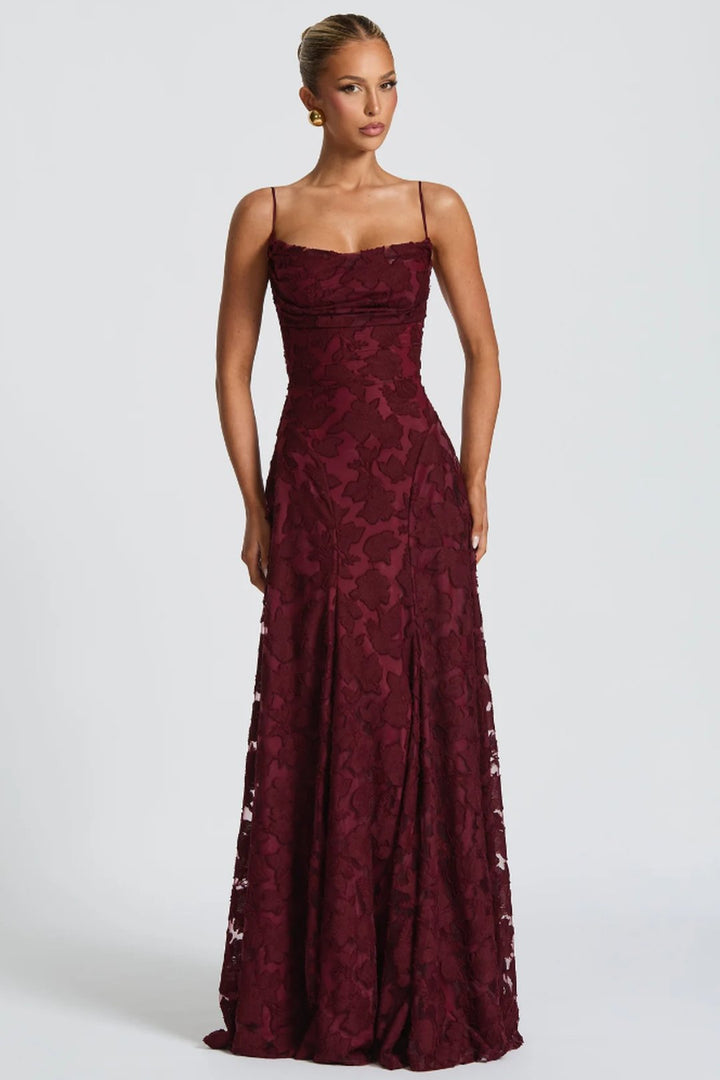 Cecelia | Elegant Lace Maxi Dress