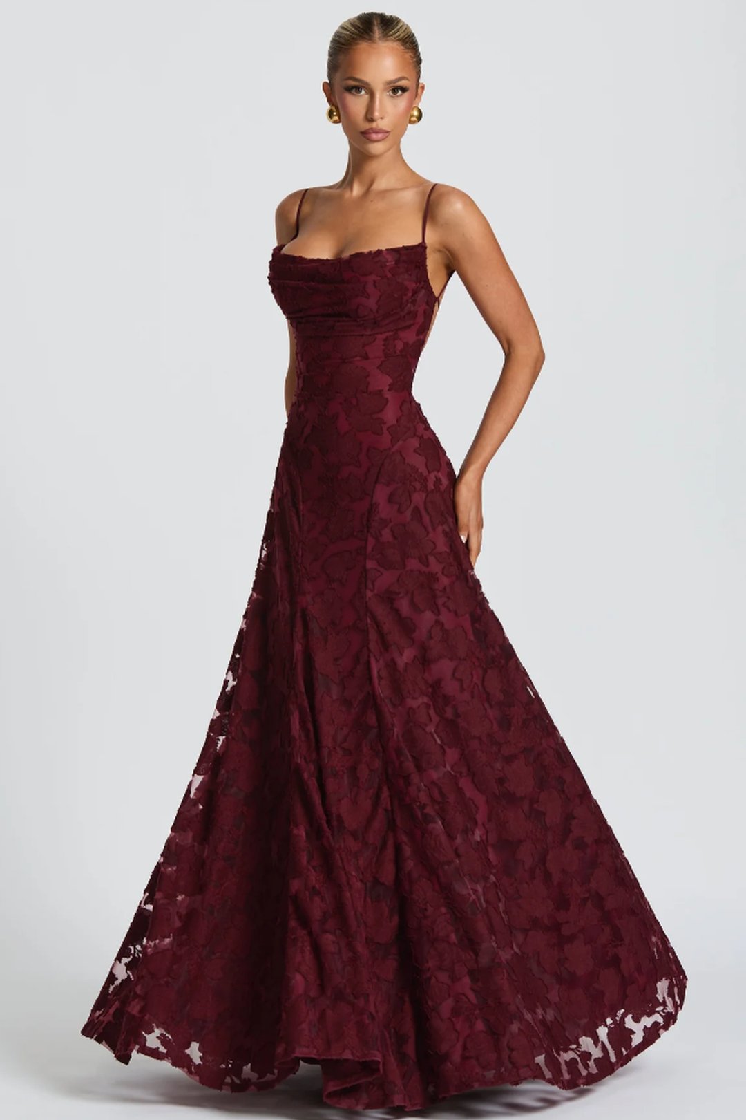 Cecelia | Elegant Lace Maxi Dress