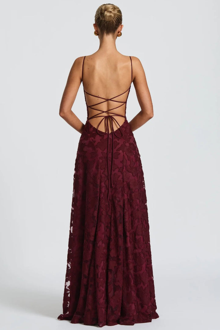 Cecelia | Elegant Lace Maxi Dress