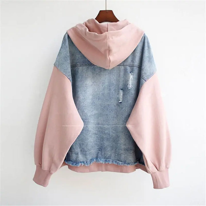 Claretta | Denim Hoodie Jacket