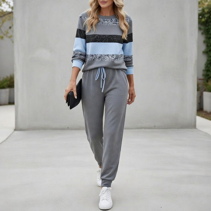 Nakia | Striped Tracksuit Set