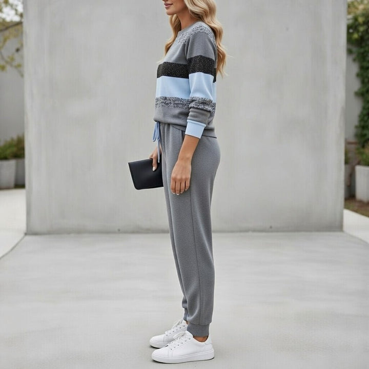 Nakia | Striped Tracksuit Set