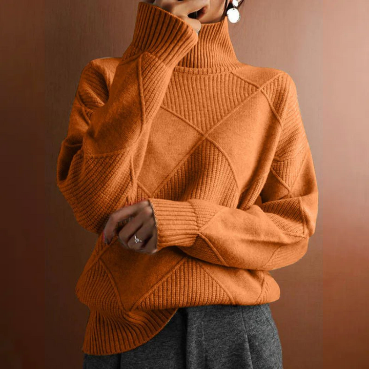 Kiara | Soft knit turtleneck sweater