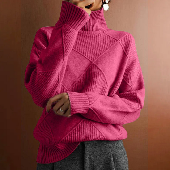 Kiara | Soft knit turtleneck sweater