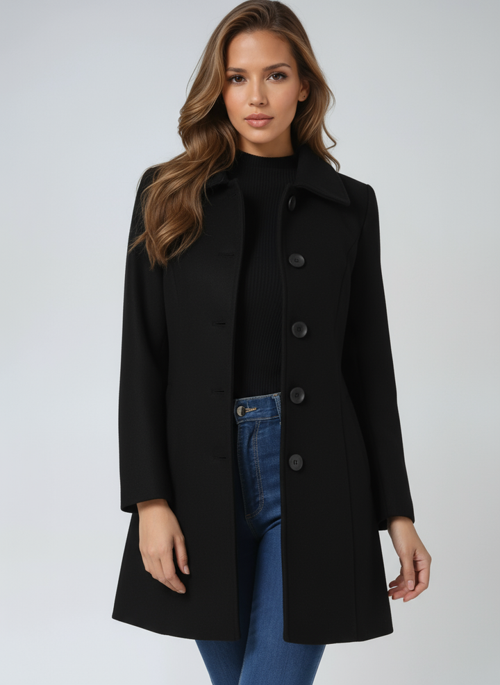 Joanna | Single Breasted Winter Trench Coat