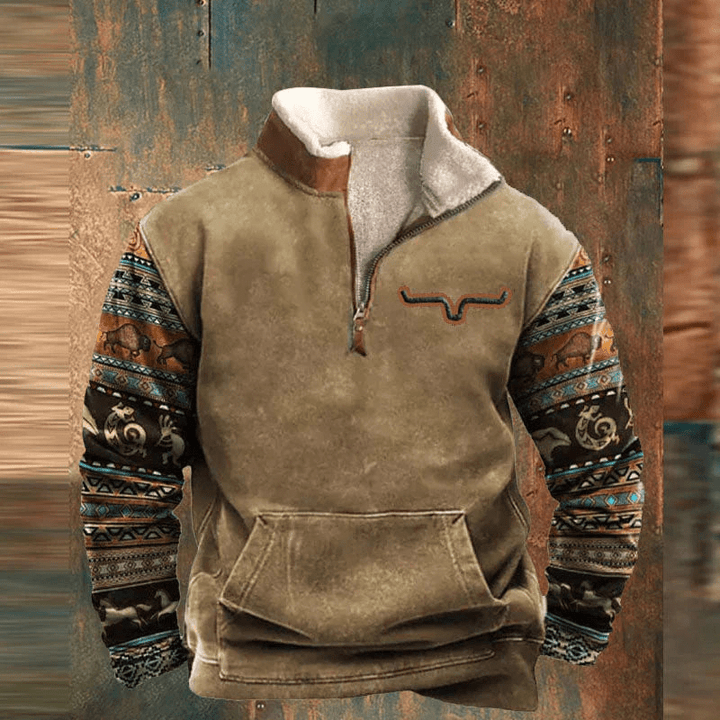 Stefan | Warm half-zip sweater